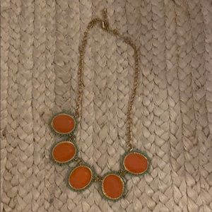 Adorable orange and turquoise necklace